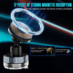 Magnetic Car Mount Phone Holder For Dash Windshield  Vacuum MagSafe Compatible Swivel  - ZDZ89 2191-2