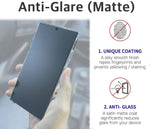 2 Pack Matte Screen Protector TPU Film Anti-Glare Anti-Fingerprint Fingerprint Works 3D Edge  - ZD2SP34 2228-2