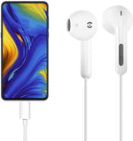 2 Pack TYPE-C Earphones  USB-C Earbuds Headphone w Mic Headset Earpieces  - ZDXW203 2553-5