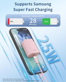 Pink 2 Pack 25W Fast Home Charger PD Type-C 2 Pack 6ft USB-C Cable Quick Power Adapter  - ZDXW188 2537-2