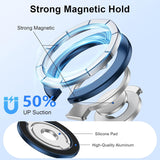 Metal Magnetic Ring Phone Holder  Blue Kickstand Folding Desk Stand  - ZDXW218 2568-5