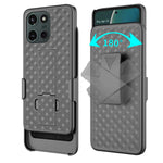 Case with Belt Clip Swivel Holster Combo Cover w Kickstand Armor Drop-Proof  - ZDM73 2217-2
