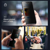 2 Pack Privacy Screen Protector Tempered Glass Curved Anti-Spy Anti-Peep 3D Edge  - ZD2SP48 2267-5