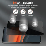  2 Pack Privacy Screen Protector   Tempered Glass   Anti-Spy   9H Hardness   Anti-Peep   3D Edge   - ZD2V52 2075-3