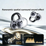 Wireless Ear-Clip TWS Earphones Bluetooth Earbuds Bone Conduction Headphones True Stereo Charging Case Hands-free Mic  - ZDV79 2334-5