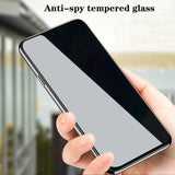 2 Pack Privacy Screen Protector Tempered Glass Anti-Spy 9H Hardness Anti-Peep 3D Edge  - ZD2SP30 2224-6
