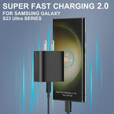 2 Pack 45W Fast Home Charger PD Type-C 2 Pack 6ft USB-C Cable Quick Power Adapter  - ZDXW190 2539-3