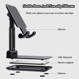 Foldable 2 Pack Phone Stand Portable Travel Holder Desktop Dock Cradle Fold-up  - ZDXW230 2585-6