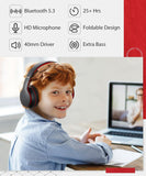 Wireless Headphones Foldable Headset w Mic Earphones Earbuds  - ZDXW133 2482-5