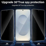 2 Pack Privacy Screen Protector Tempered Glass Anti-Spy 9H Hardness Anti-Peep 3D Edge  - ZD2SP66 2299-2