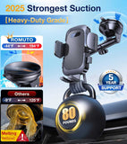 Car Mount Windshield Air Vent Adhesive Base Phone Holder Glass Cradle  - ZDXW214 2564-4