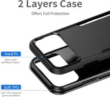 Case Cover Dual Layer Shockproof Non-Slip Armor  - ZDXW146 2495-2