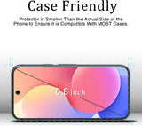 2 Pack Screen Protector Tempered Glass HD Clear Full Cover (Fingerprint Unlock) 9H Hardness  - ZD2SP91 2452-4