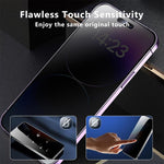 2 Pack Privacy Screen Protector Tempered Glass Curved Anti-Spy Anti-Peep 3D Edge  - ZD2V90 2129-3