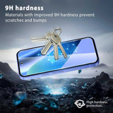 2 Pack Screen Protector Tempered Glass HD Clear Full Cover (Fingerprint Unlock) 9H Hardness  - ZD2SP74 2312-4