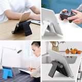 2 Pack Portable Fold-up Stand Holder Travel Desktop Cradle Dock  - ZDXW207 2557-6