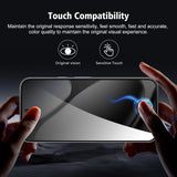 2 Pack Privacy Screen Protector Tempered Glass Anti-Spy Anti-Peep 9H Hardness 3D Edge  - ZD2SP94 2455-6