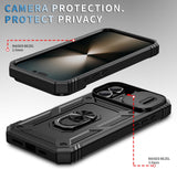 Hybrid Case Cover Metal Ring Lens Protects Kickstand Shockproof Armor  - ZDXW112 2460-2