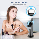Auto Face Tracking Holder Tripod 360-degree Rotating Photo Stand Remote Shutter Gesture Control Smart Camera Shooting  - ZDXW126 2474-7