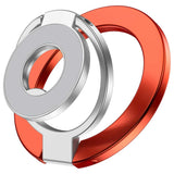 Metal Magnetic Ring Phone Holder  Orange Kickstand Folding Desk Stand  - ZDXW219 2569-1