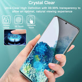 2 Pack Privacy Screen Protector Tempered Glass Anti-Spy 9H Hardness Anti-Peep 3D Edge  - ZD2SP80 2320-5