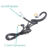  Wired Earphone with Boom Mic   Over-the-ear  3.5mm Adapter  Single Earbud  Headphone  - ZDC37+S06 1992-5