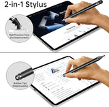 5 Pcs Stylus Touch Screen Pen Silicone Tip Lightweight Alloy Black/White/Rose Gold/Blue/Silver  - ZDXW265 2626-3
