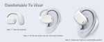Wireless Ear-hook OWS Earphones Bluetooth Earbuds Over the Ear Headphones True Stereo Charging Case Hands-free Mic - ZDZ96