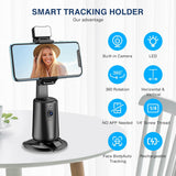 Auto Face Tracking Holder Tripod 360-degree Rotating Photo Stand Remote Shutter Gesture Control Smart Camera Shooting  - ZDXW126 2474-2