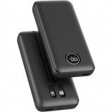 20000mAh Power Bank  22.5W PD Fast Charge Backup Battery Portable Charger  Built-in Cable LED Display  - ZDZ63 2314-4