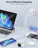 2 Pack 40W Wall Charger  Adaptive Fast Cube 2 USB-C USB Ports Power Adapter Block Home and Travel AC Plug   - ZDXW271 2632-3