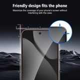 2 Pack Privacy Screen Protector Tempered Glass Anti-Spy Anti-Peep 9H Hardness 3D Edge  - ZD2SP94 2455-8