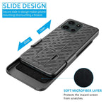 Case with Belt Clip Swivel Holster Combo Cover w Kickstand Armor Drop-Proof  - ZDM73 2217-3