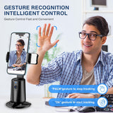 Auto Face Tracking Holder Tripod 360-degree Rotating Photo Stand Remote Shutter Gesture Control Smart Camera Shooting  - ZDXW126 2474-3