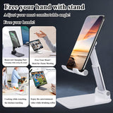 Foldable 2 Pack Phone Stand Portable Travel Holder Desktop Dock Cradle Fold-up  - ZDXW230 2585-3