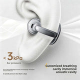 Wireless Ear-Clip TWS Earphones Bluetooth Earbuds Bone Conduction Headphones True Stereo Charging Case Hands-free Mic  - ZDY92 2335-4