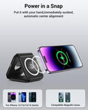 15W Magnetic Wireless Charger  Fast Charge  Foldable Charging Pad  Slim  Quick Charge  USB-C  - ZDG37 2034-4