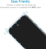 2 Pack Screen Protector Tempered Glass HD Clear Full Cover (Fingerprint Unlock) 9H Hardness  - ZD2SP90 2451-6