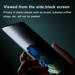 2 Pack Privacy Screen Protector Tempered Glass Anti-Spy 9H Hardness Anti-Peep 3D Edge  - ZD2SP24 2218-4