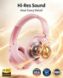 Pink Wireless Headphones Foldable Headset w Mic Earphones Earbuds  - ZDXW269 2630-3