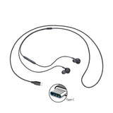TYPE-C Earphones  USB-C Earbuds  Headphones w Mic Headset Earpieces  - ZDXS91 2084-2