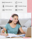 Wireless Headphones Foldable Headset w Mic Earphones Earbuds  - ZDXW134 2483-4