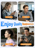 White Wired TYPE-C Earphones USB-C Earbuds Magnetic Headphone w Mic Headset Earpieces  - ZDA14 2572-5