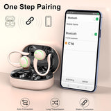 Pink Wireless Ear-hook Earphones Bluetooth Earbuds Over the Ear Headphones True Stereo Charging Case Hands-free  - ZDXW267 2628-5