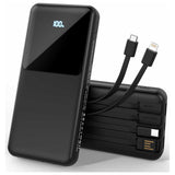 10000mAh Power Bank  22.5W PD Fast Charge  Backup Battery Portable Charger Built-in Cable LED Display  - ZDXW240 2596-1