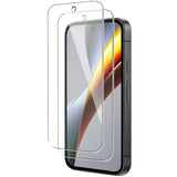 2 Pack Screen Protector Tempered Glass HD Clear Full Cover (Fingerprint Unlock) 9H Hardness  - ZD2SP74 2312-1