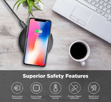 15W Fast Wireless Charger With USB Wall Charger Power Adapter Charging Pad  Slim Quick Charge   - ZDWH4 2284-3