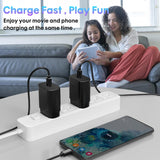 3 Pack 25W Fast Home Charger PD Type-C 3 Pack 6ft USB-C Cable Quick Power Adapter  - ZDXW228 2583-5