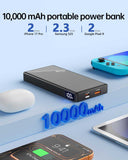2 Pack 10000mAh Power Bank  22.5W PD Fast Charge  Backup Battery Portable Charger LED Display  1-Port USB  - ZDXW241 2597-4