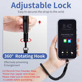 3 Pack Phone Lanyard Adjustable Wrist Straps For Phone Cases  Black  - ZDXW262 2623-7